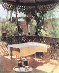 Two wine glasses by John Singer Sargent Impressionism American A4 Photo Print
