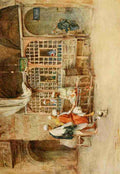 Tyndale Walter 1855 1943 An Artist in Egypt 1912 A Cairene cafe A4 Photo Print