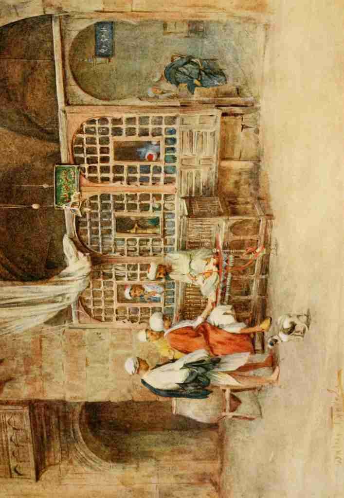 Tyndale Walter 1855 1943 An Artist in Egypt 1912 A Cairene cafe A4 Photo Print