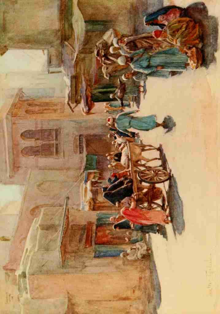 Tyndale Walter 1855 1943 An Artist in Egypt 1912 A cheap ride Vintage A4 Photo Print
