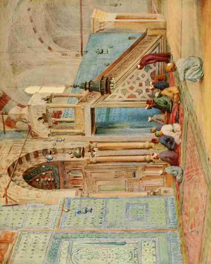 Tyndale Walter 1855 1943 An Artist in Egypt 1912 The Blue Mosque A4 Photo Print