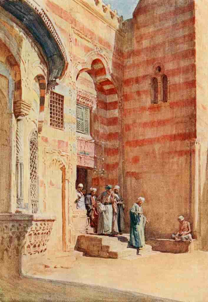 Tyndale Walter 1855 1943 Below the Cataracts 1907 After the midday prayer A4 Photo Print