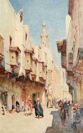 Tyndale Walter 1855 1943 Below the Cataracts 1907 El Fouyateah Cairo Vintage A4 Photo Print
