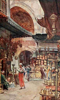 Tyndale Walter 1855 1943 Below the Cataracts 1907 Khan El Khalil Cairo A4 Photo Print