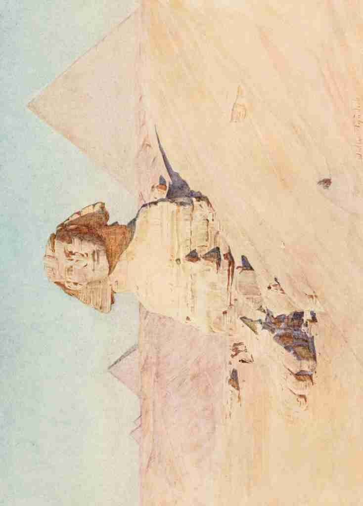 Tyndale Walter 1855 1943 Below the Cataracts 1907 The Sphinx & pyramids at Gizeh A4 Photo Print