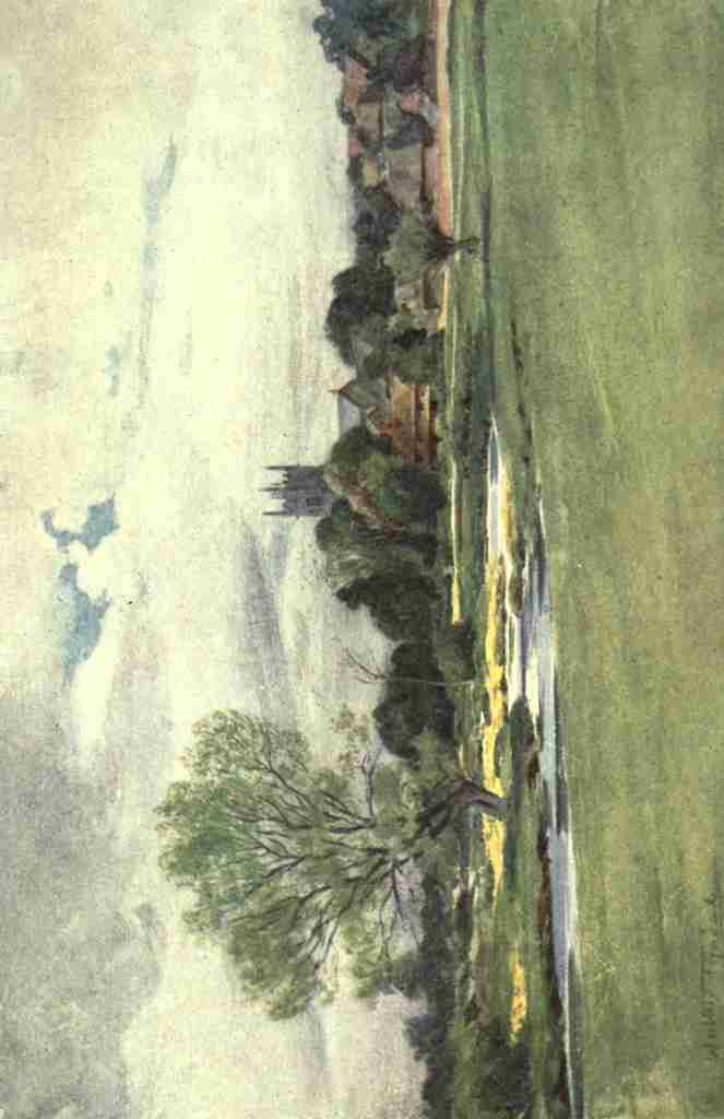 Tyndale Walter 1855 1943 Hardy Country Water colours 1900 Bere Regis A4 Photo Print