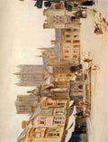 Tyndale Walter 1855 1943 Somerset 1927 Wells The Market Place A4 Photo Print