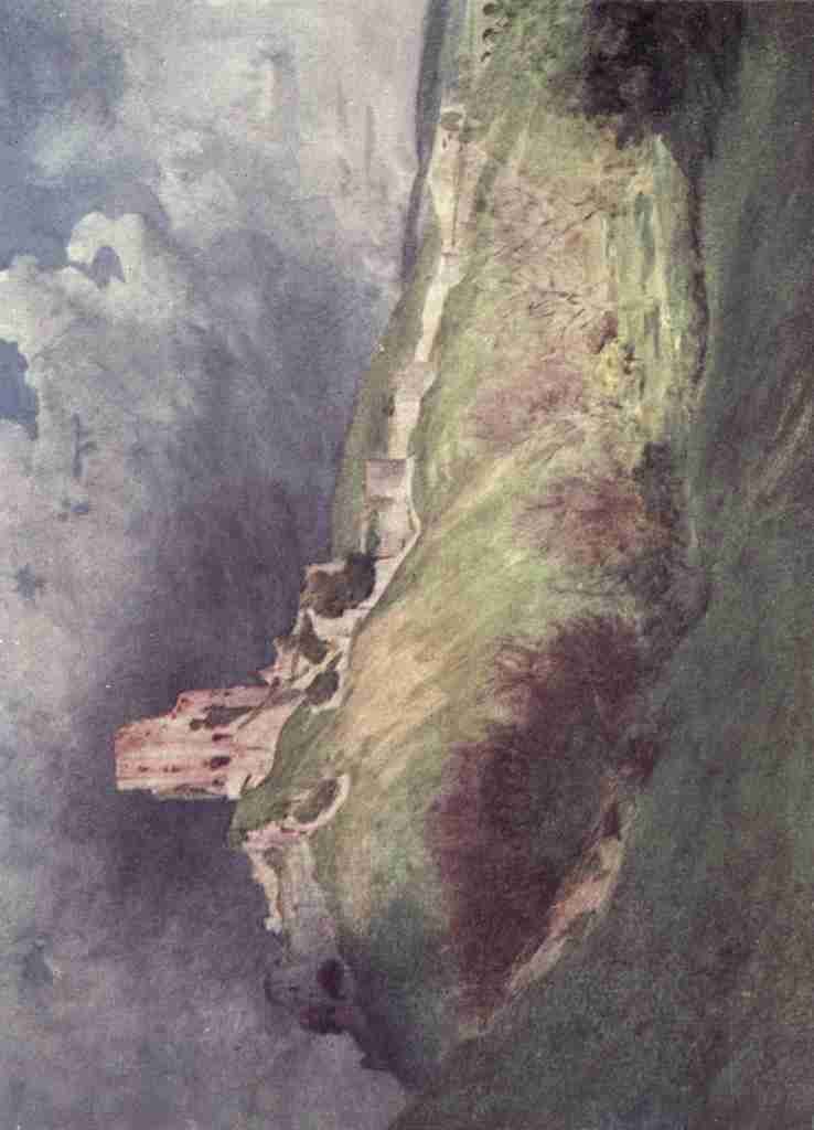 Tyndale Walter 1855 1943 Wessex 1911 Corfe Castle A4 Photo Print