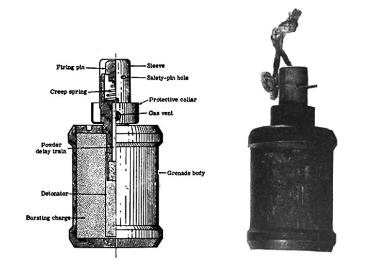 Type 99 Hand Grenade A4 Photo Print