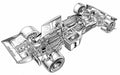 Tyrrell 007 scaled cutaway A4 Photo Print