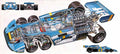 TyrrellP34 cutaway A4 Photo Print