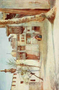 Tyrwhitt Walter 1859 1932 Cairo Jerusalem and Damascus 1912 A courtyard nr the tentmakers bazaar Cairo A4 Photo Print