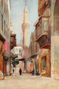 Tyrwhitt Walter 1859 1932 Cairo Jerusalem and Damascus 1912 Sharia El Azhar Cairo A4 Photo Print