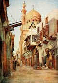 Tyrwhitt Walter 1859 1932 Cairo Jerusalem and Damascus 1912 Souk Selal The Armourers Bazaar A4 Photo Print
