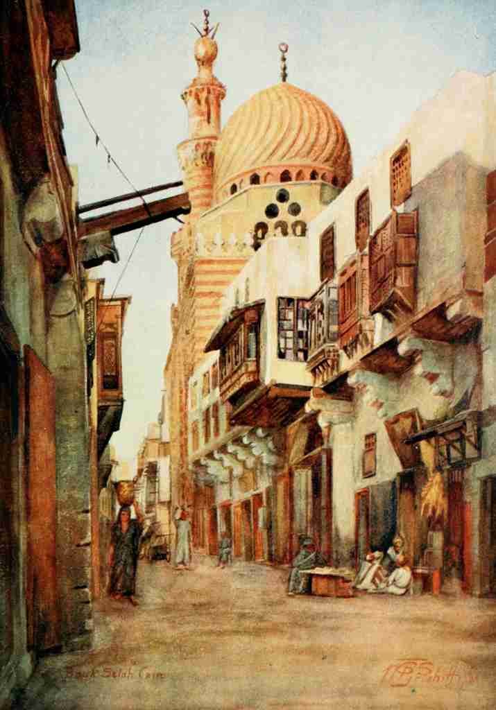 Tyrwhitt Walter 1859 1932 Cairo Jerusalem and Damascus 1912 Souk Selal The Armourers Bazaar A4 Photo Print