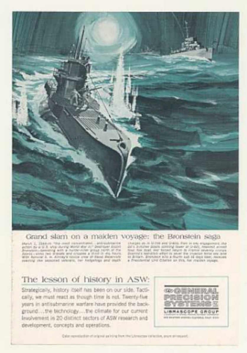 U Boat Waters Vintage Retro Advert Ads A4 Photo Print