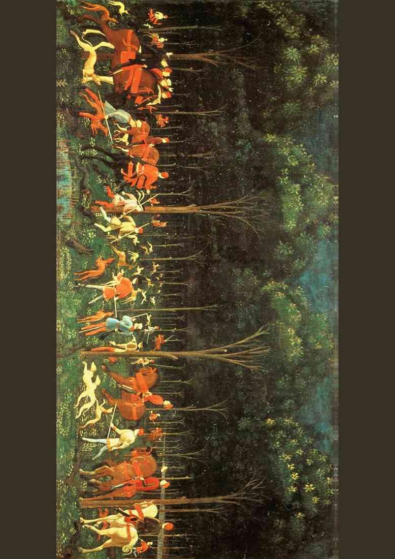 UCCELLO Paolo The Hunt In The Forest USE A4 Photo Print