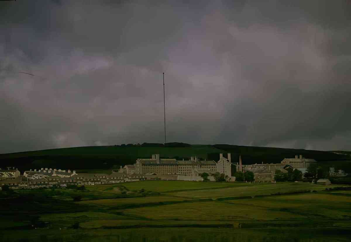 UK ballynahown hospital tower A4 Photo Print