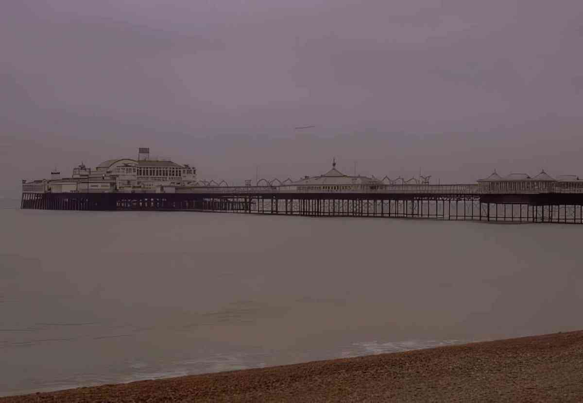 UK brighton pier 1988 A4 Photo Print