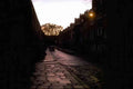 UK edinburgh cobblestone alley A4 Photo Print