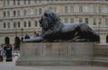 UK london lion statue A4 Photo Print