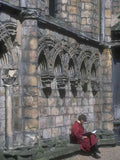 UK medieval abbey scotland A4 Photo Print