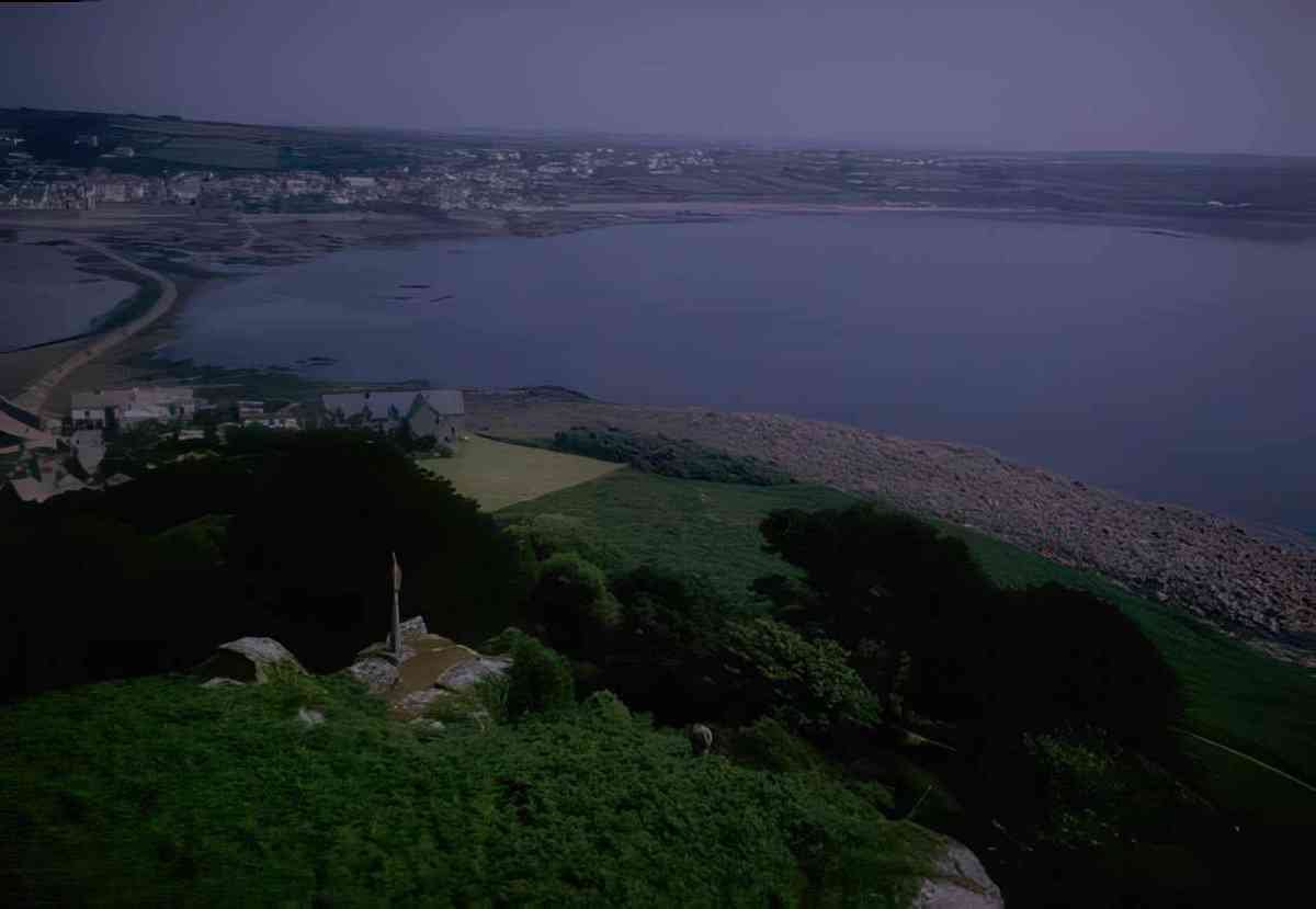 UK saint malo coastline A4 Photo Print