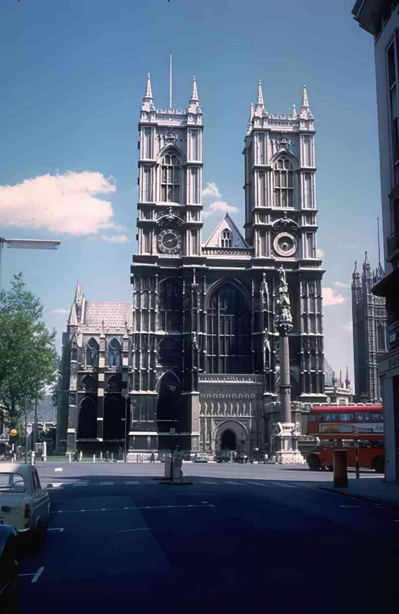 UK westminster abbey 1968 A4 Photo Print