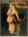 US Lithograph Co Devils Auction c1902 A4 Photo Print