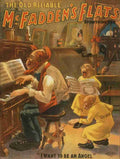 US Lithograph Co McFaddens flats c1902 A4 Photo Print