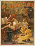 US Lithograph Co Poster c1902 McFaddens Flats A4 Photo Print