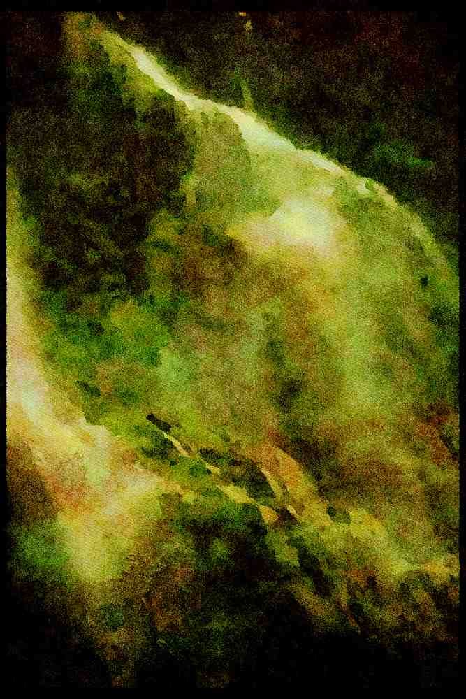 USA Landscapes 176027 Lower Proxy Falls, Oregon A4 Limited Edition Watercolour Print