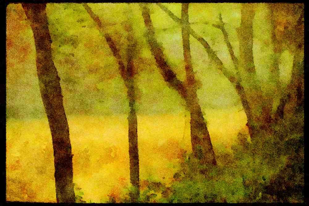 USA Landscapes 176032 Blue River, Indiana A4 Limited Edition Watercolour Print
