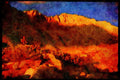 USA Landscapes 176060 Above Evolution Lake, California A4 Limited Edition Watercolour Print