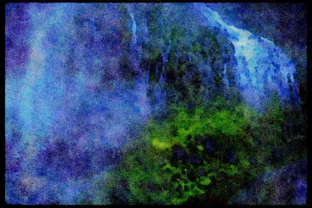 USA Landscapes 176064 Columbia River Gorge, Oregon A4 Limited Edition Watercolour Print