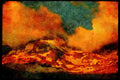 USA Landscapes 176065 Sunset Over Mt. Banner, California A4 Limited Edition Watercolour Print
