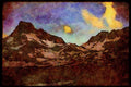 USA Landscapes 176081 Cloud And Mt. Banner, California A4 Limited Edition Watercolour Print