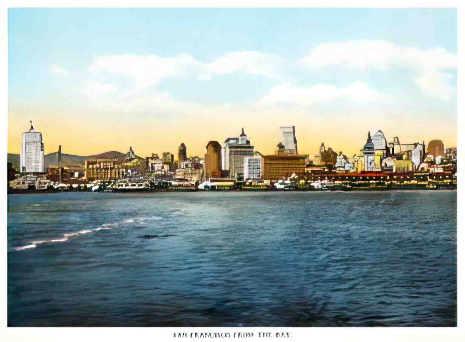 USCA1004, San Francisco Fro Advert A4 Photo Print