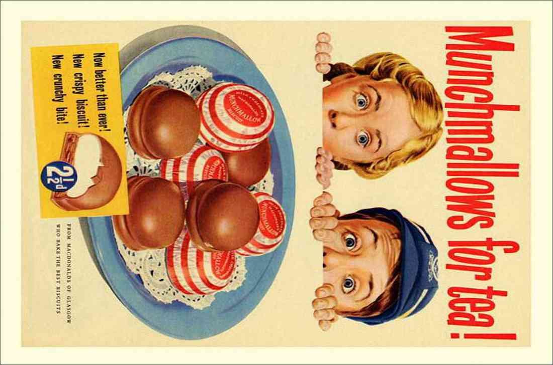 USE 020 Munchmallows 1950S A4 Photo Print