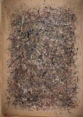 USE Jackson Pollock in the style of jackson pollock abstract painting A4 Photo Print