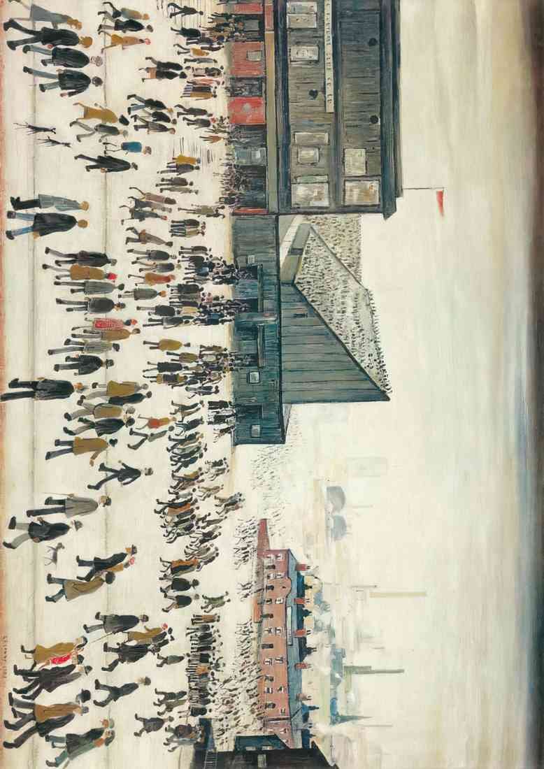 USE Lowry going to the match 1953 A4 Photo Print