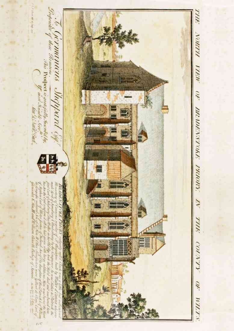 USE! The North View of Bradenstoke Priory in the County of Wilts 2021 A4 Photo Print