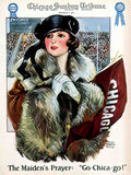 USIL1003, Go Chicago, 1922  Advert A4 Photo Print