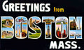 USMA1004, Greetings From Bo Advert A4 Photo Print