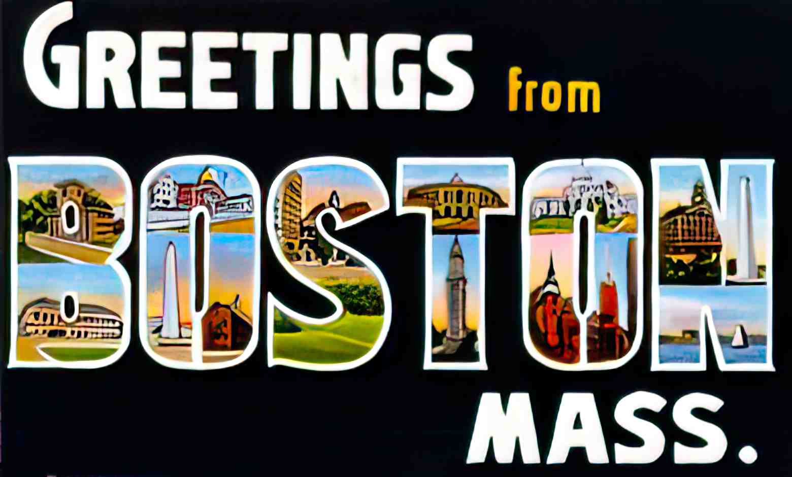 USMA1004, Greetings From Bo Advert A4 Photo Print