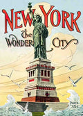 USNY1002, New York The Wond Advert A4 Photo Print