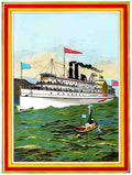 USNY1004, Pilgrim, Fall Riv Advert A4 Photo Print