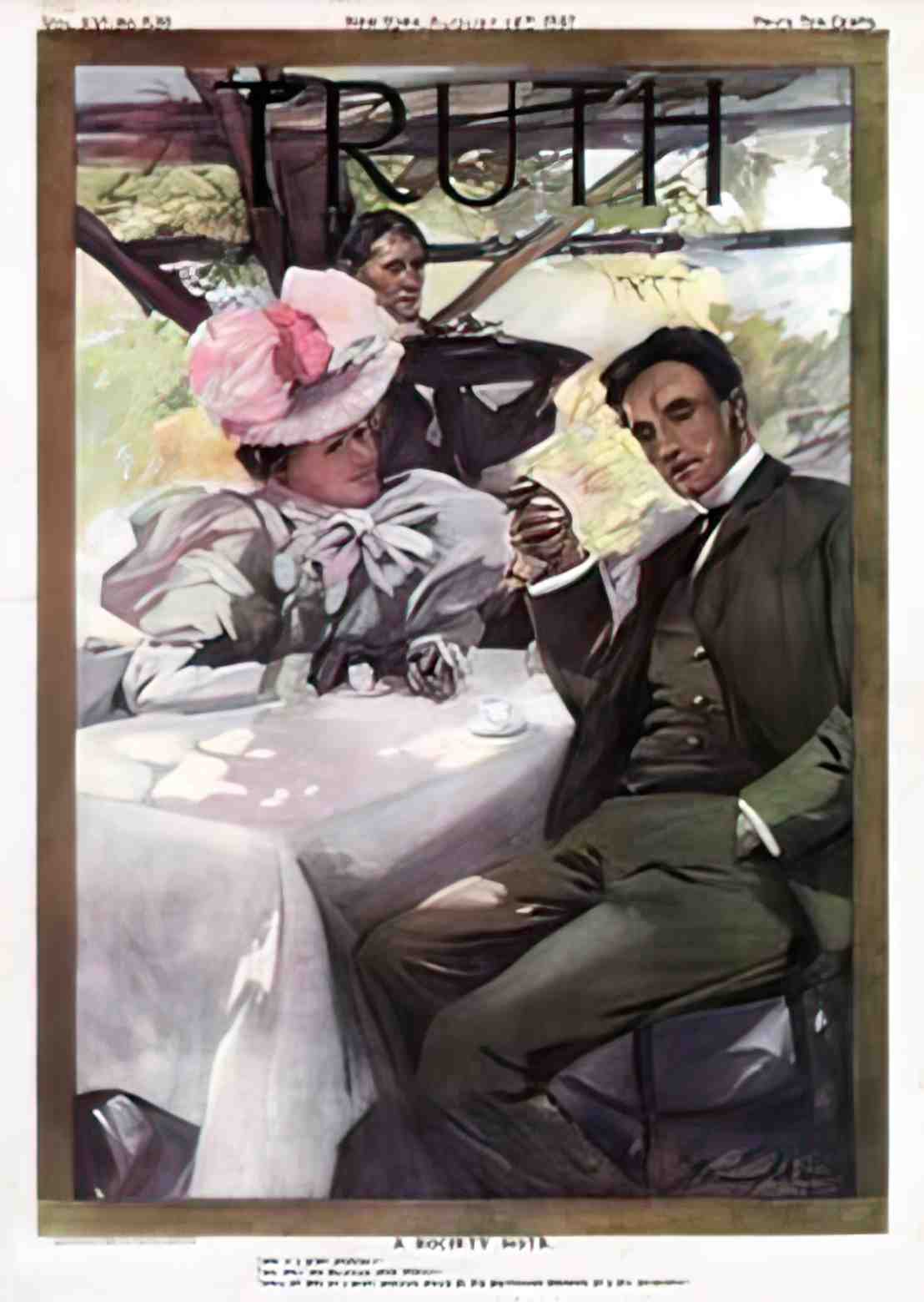 USTR1007, A Society Note, T Advert A4 Photo Print