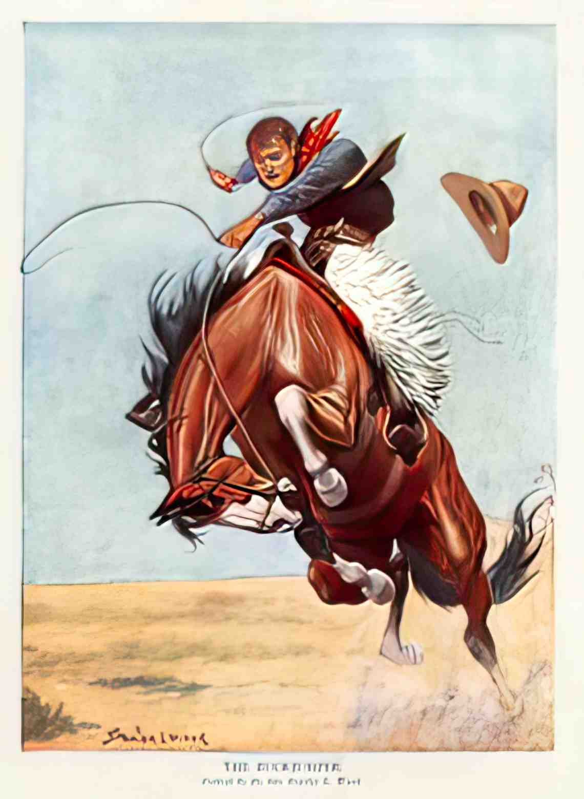 USWW1012L, The Buckjumper  Advert A4 Photo Print