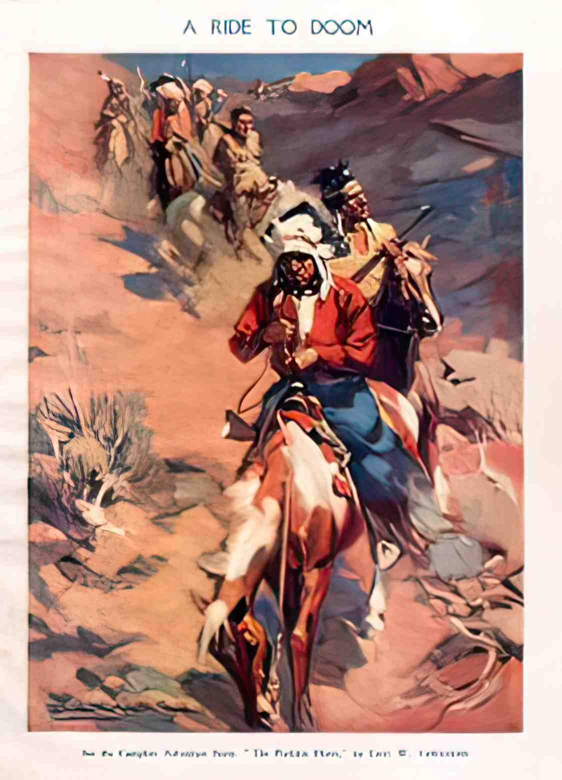 USWW1015L, A Ride To Doom  Advert A4 Photo Print